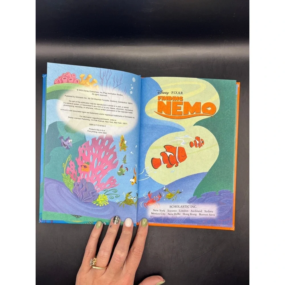 Disney Pixar‎ Finding Nemo Childrens Book Scholastic 2003 Hardcover